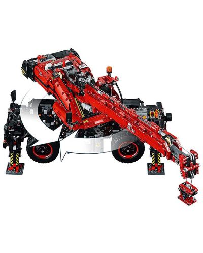 Конструктор Lego Technic - Кран за пресечен терен (42082) - 9