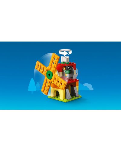 Конструктор Lego Classic - Тухлички и зъбни колела (10712) - 5