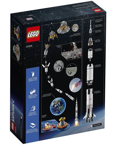 Конструктор Lego Ideas - LEGO® NASA Apollo Saturn V (21309) - 8