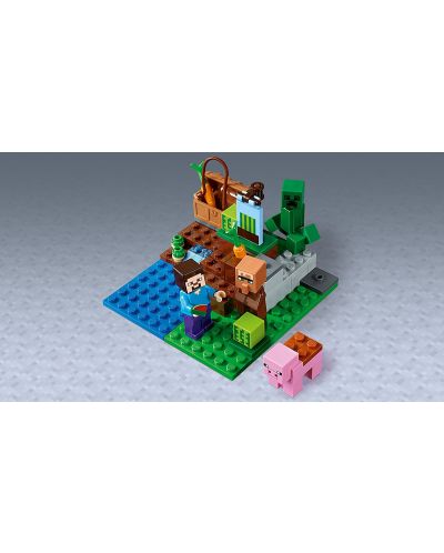 Конструктор Lego Minecraft - Фермата за пъпеши (21138) - 6