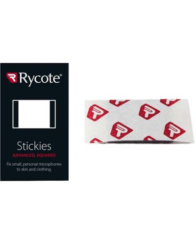 Лепенки за микрофон Rycote - Stickies, правоъгълни, прозрачни - 3