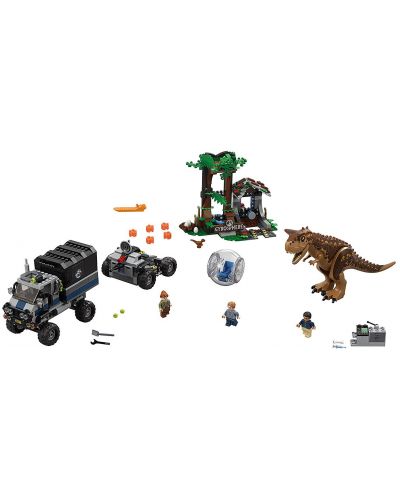 Конструктор Lego Jurassic World - Бягство на карнотавър от жироскопичната сфера (75929) - 3