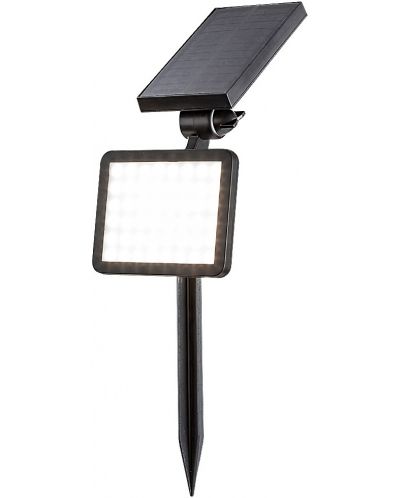 LED соларна лампа Rabalux - Kelna 77011, IP44, 9.6 W, DC 3.7 V, 200 lm, 4000 k, черна - 2