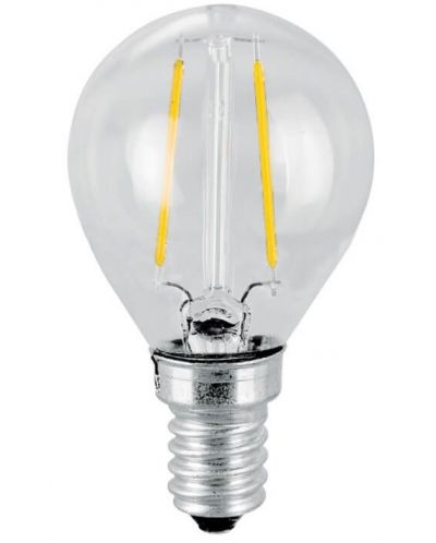 LED крушка Vivalux - GF45, E14, 4W, 4000K, филамент - 1