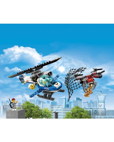 Конструктор Lego City - Полиция в небето, преследване с дрон (60207) - 5