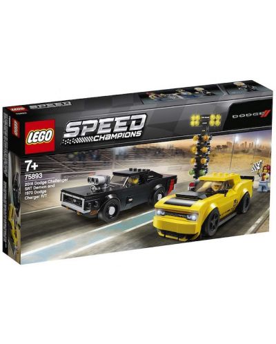 Конструктор Lego Speed Champions - 2018 Dodge Challenger SRT Demon и 1970 Dodge Charger R/T (75893) - 7