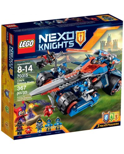 Конструктор LEGO Nexo Knights - Грохотното острие на Клей (70315)