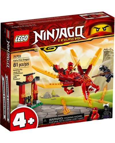 Конструктор Lego Ninjago - Огненият дракон на Кай (71701) - 1