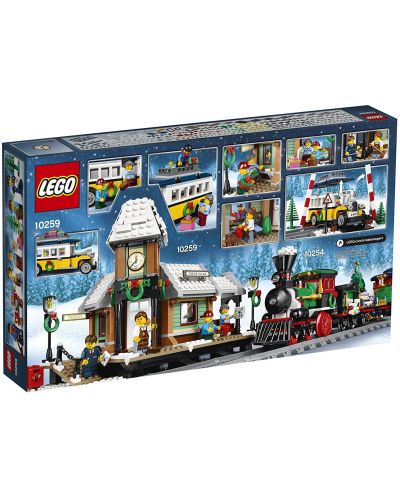 Конструктор Lego Creator - Селска гара през зимата (10259) - 6