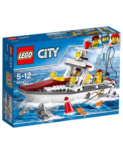 Конструктор Lego City - Рибарска лодка (60147) - 1