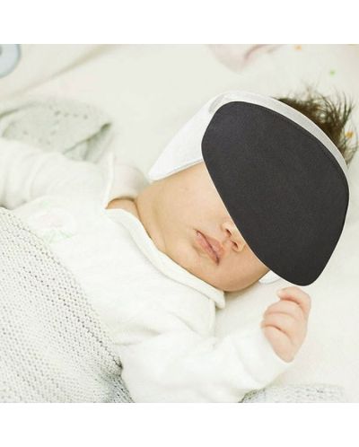 Лента за глава за защита на очите и ушите BabyJem - Черна - 4