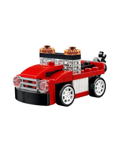 Конструктор Lego Creator - Червена състезателна кола 3в1 (31055) - 2