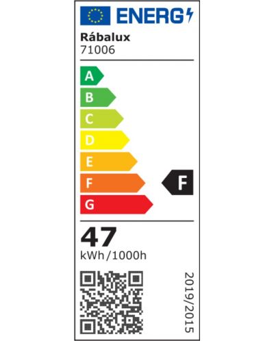 LED Полилей Rabalux - Sotiris 71006, IP20, 47W, димируем, черен - 8