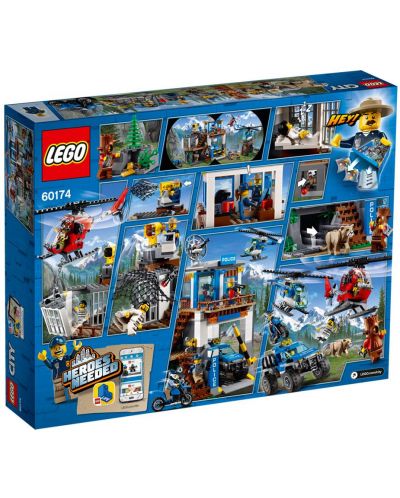 Конструктор Lego City - Полицейско управление в планината (60174) - 9