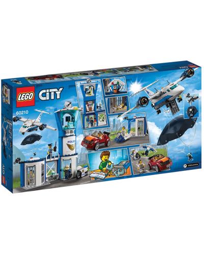 Конструктор Lego City - Полиция в небето, въздушна база (60210) - 9