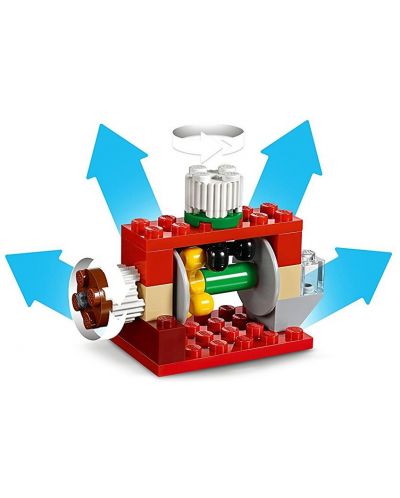 Конструктор Lego Classic - Тухлички и зъбни колела (10712) - 10