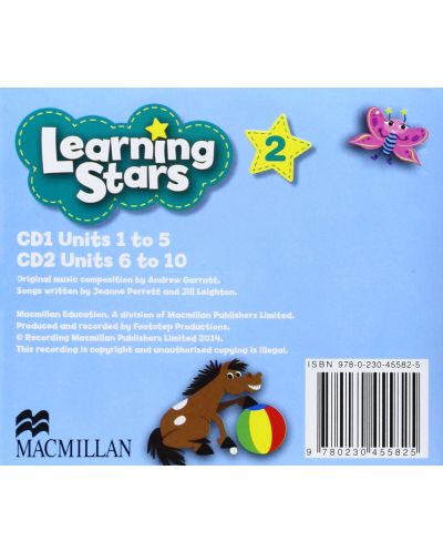 Learning Stars Level 2: Class Audio CDs / Английски език - ниво 2: 2 CD - 2