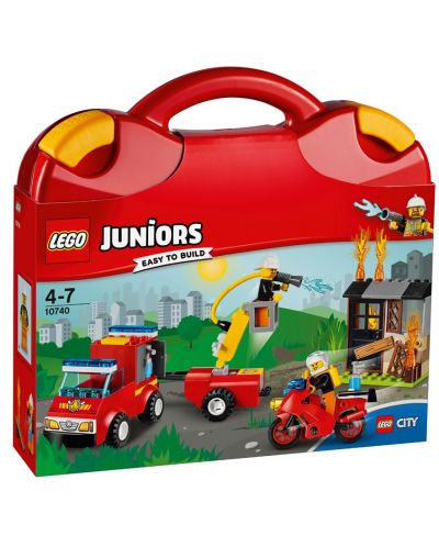 Конструктор LEGO Juniors - Пожарникарски куфар (10740)