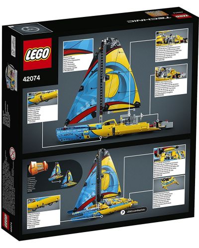 Конструктор Lego Technic - Състезателна яхта (42074) - 3