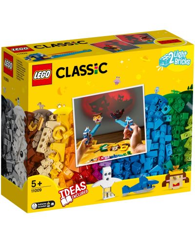 Конструктор Lego Classic - Тухлички и светлини (11009) - 1