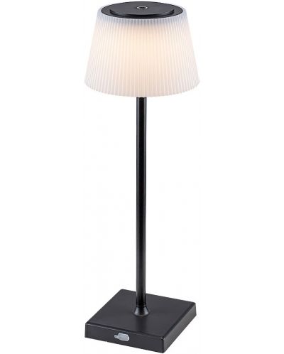 LED Настолна лампа Rabalux - Taena 76010, IP 44, 4 W, димируема, черна - 1