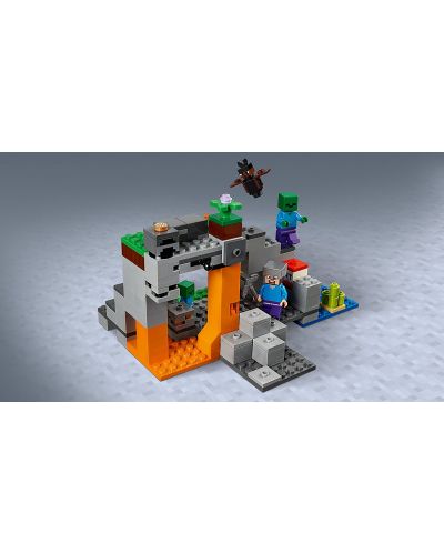 Конструктор Lego Minecraft - Пещерата на зомбитата (21141) - 5