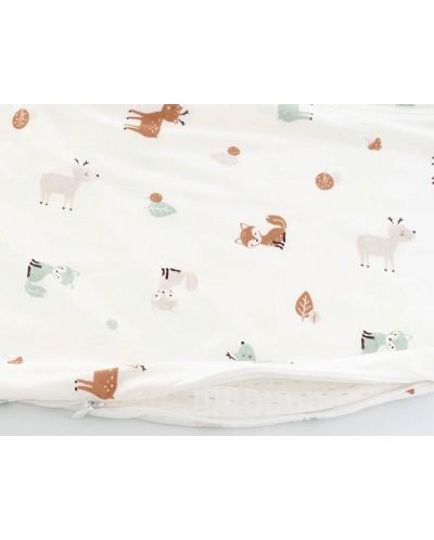 Летен спален чувал Traumeland - To Go, 92 cm, 0.5 Tog, Forest animals - 3