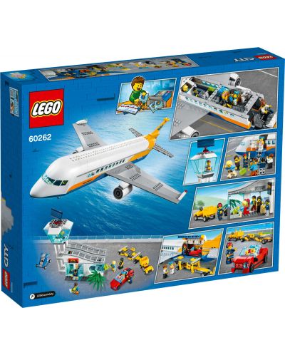 Конструктор LEGO City - Пътнически самолет (60262) - 2