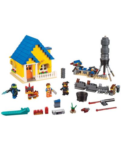Конструктор Lego Movie 2 - Къща-мечта/ракета за бягство на Емет (70831) - 6