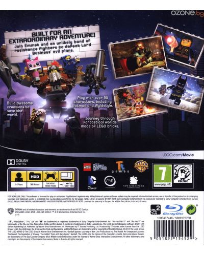 LEGO Movie: The Videogame - Essentials (PS3) - 9