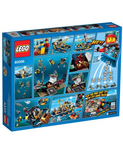 Конструктор Lego City - Изследователски кораб - Морско дъно (60095) - 3