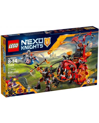 Конструктор LEGO Nexo Knights - Подвижната крепост на Джестро (70316)