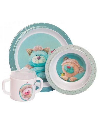 Комплект съдове за хранене Moulin Roty Les Pachats