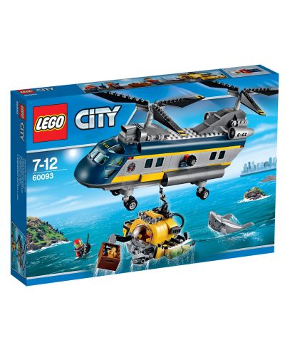 Конструктор Lego City - Хеликоптер - Морско дъно (60093) - 1