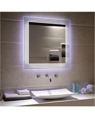 LED Огледало за стена Inter Ceramic - Диа, ICL 1496, 80 x 80 cm - 1