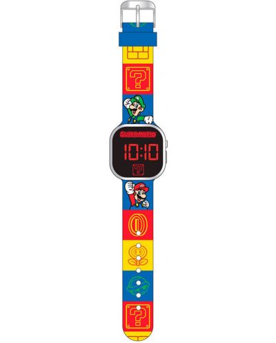 LED часовник Kids Euroswan - Super Mario Icons - 1