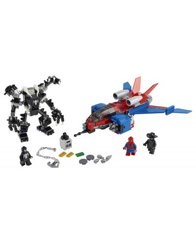 Конструктор Lego Marvel Super Heroes - Spiderjet vs. Venom Mech (76150) - 4