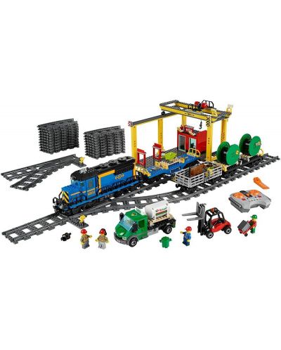 Конструктор Lego City - Товарен Влак (60052) - 2