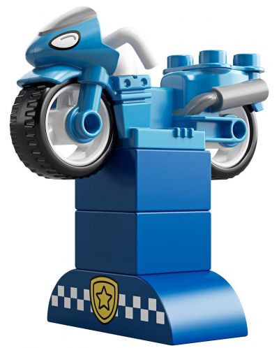 Конструктор Lego Duplo - Полицейски мотоциклет (10900) - 1