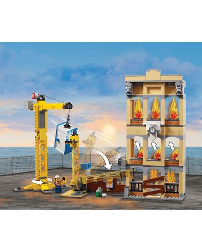 Конструктор Lego City - Пожарна команда в центъра (60216) - 7