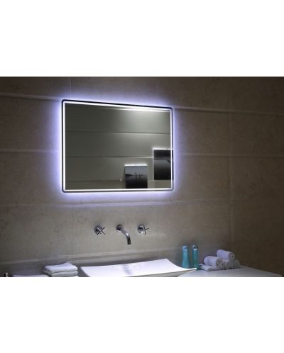 LED Огледало за стена Inter Ceramic - ICL 1797, 60 x 80 cm, синьо - 1