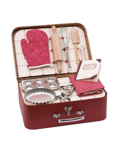 Играчка в куфар Moulin Roty Les Valises - Комплект за готвене