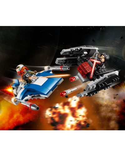 Конструктор Lego Star Wars - A-wing™ vs. TIE Silencer™ Microfighters (75196) - 9
