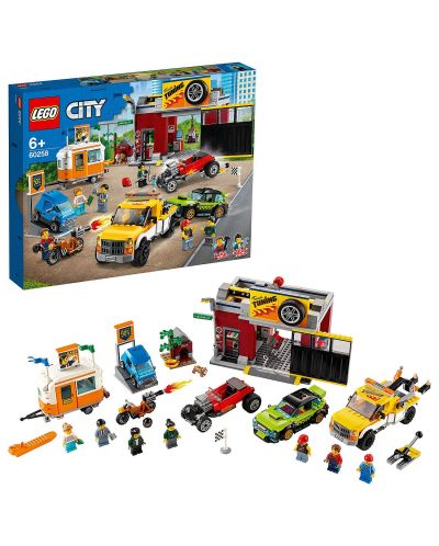 Конструктор Lego City Nitro Wheels - Сервиз за тунинг (60258) - 3