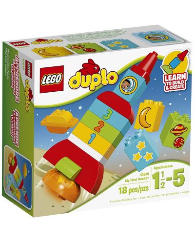 Конструктор LEGO Duplo - Моята първа ракета (10815)