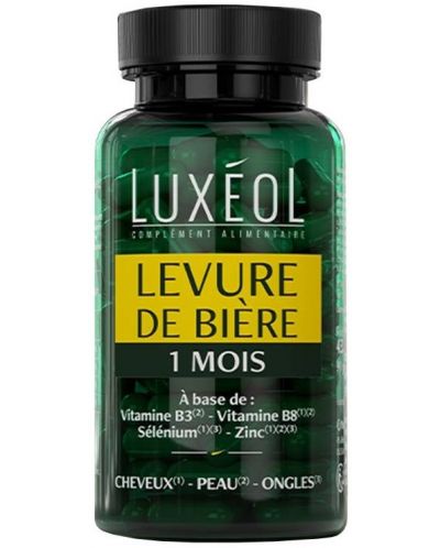 Levure de Bière За здрави и красиви кожа, коса и нокти, 90 капсули, Luxéol - 1