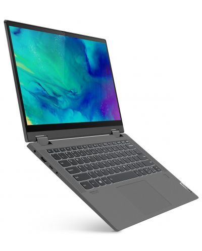 Лаптоп Lenovo Flex 5 - 81X1009LBM, 14", FullHD, сив - 3