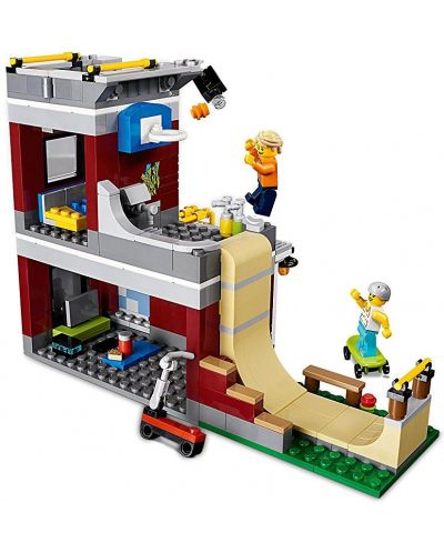 Конструктор Lego Creator - Модулна къща за скейтборд (31081) - 3