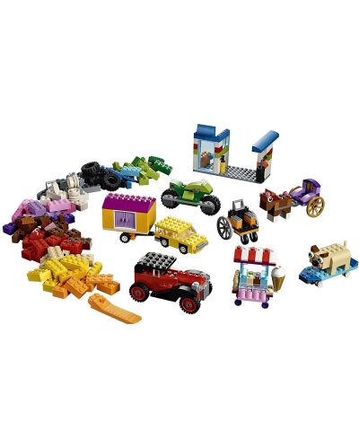 Конструктор Lego Classic - Тухлички на колела (10715) - 6