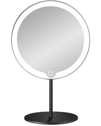 LED Увеличително огледало Blomus - Modo, IP44, черно - 1